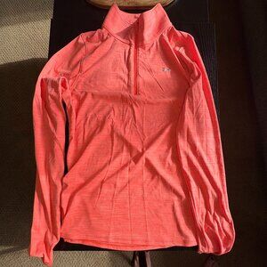 Under Armour Women's Coral Long-Sleeve Half-Zip Pullover - Size Medium